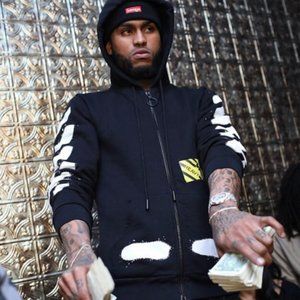 Off-White Spray Zip-up Hooded Sweatshirt / Hoodie